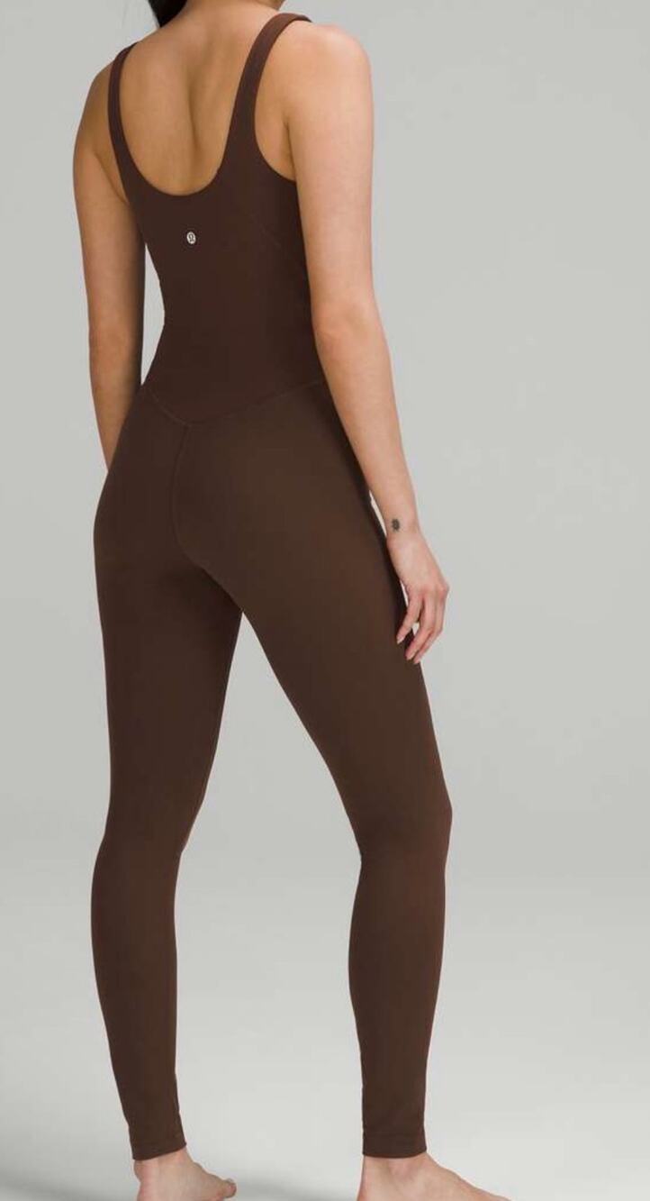 Lululemon Align bodysuit 28" Java Brown New $148 retail size 6